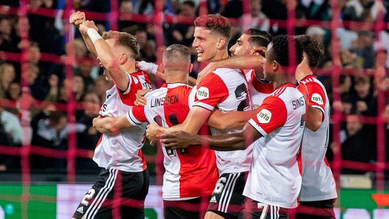 Dubbelslag Til en jubileumgoal Linssen helpen Feyenoord aan zege